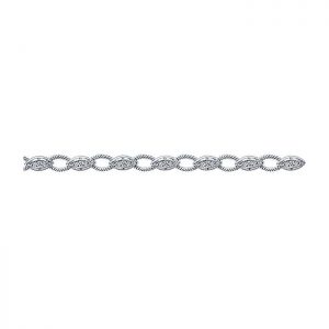 14k White Gold Diamond Tennis Bracelet TB2318W45JJ