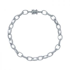 14k White Gold Diamond Tennis Bracelet TB2408W45JJ