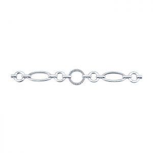 14k White Gold Diamond Tennis Bracelet TB2485W45JJ