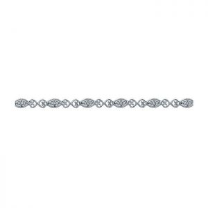 14k White Gold Diamond Tennis Bracelet TB2557W45JJ