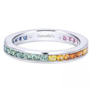 14k White Gold Stackable Ladies' Ring LR4863W4JMC