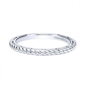 14k White Gold Stackable Ladies' Ring LR4582W4JJJ