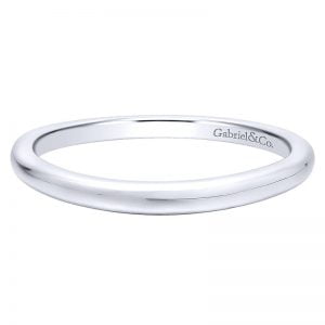 14k White Gold Straight Wedding Band WB12672R4W4JJJ