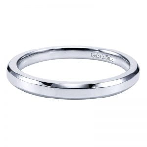 14k White Gold Straight Wedding Band WB6576W4JJJ