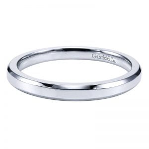 14k White Gold Straight Wedding Band WB6581W4JJJ