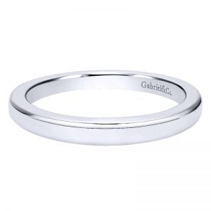 14k White Gold Straight Wedding Band WB6589W4JJJ