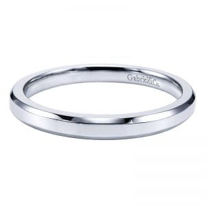 14k White Gold Straight Wedding Band WB6594W4JJJ