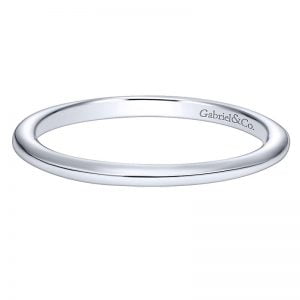 14k White Gold Straight Wedding Band WB9025W4JJJ