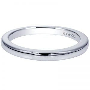 14k White Gold Straight Wedding Band WB9057W4JJJ