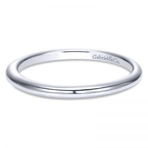 14k White Gold Straight Wedding Band WB9088W4JJJ