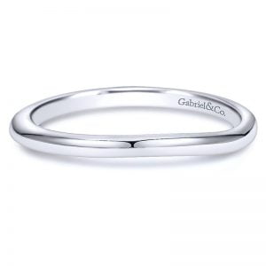 14k White Gold Straight Wedding Band WB9090W4JJJ