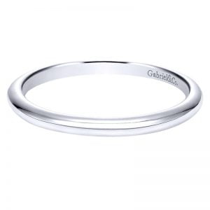 14k White Gold Straight Wedding Band WB9175W4JJJ