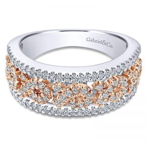 14k White and Pink Gold Care Collection Fashion Ladies' Ring LR4947T44JJ