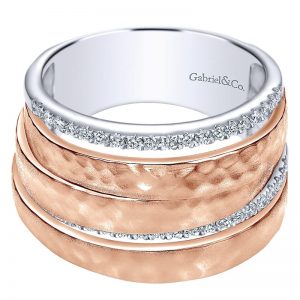 14k White and Pink Gold Souviens Fashion Ladies' Ring LR6178T45JJ