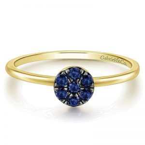 14k Yellow and White Gold Trends Fashion Ladies' Ring LR51054Y4JSA