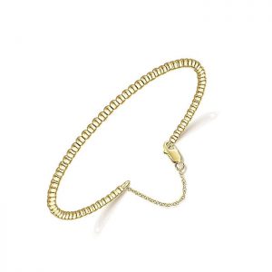 14k Yellow and White Gold Bangle BG4107Y4JJJ