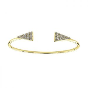 14k Yellow and White Gold Diamond Bangle BG3992Y45JJ