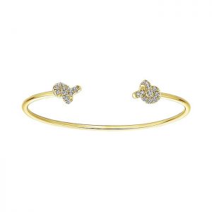14k Yellow and White Gold Diamond Bangle BG4003Y45JJ
