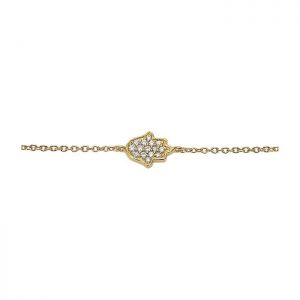 14k Yellow and White Gold Diamond Chain Bracelet TB2995Y45JJ