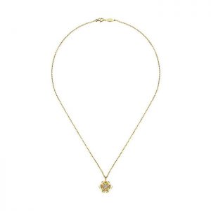 14k Yellow and White Gold Diamond Fashion Necklace NK4330Y45JJ