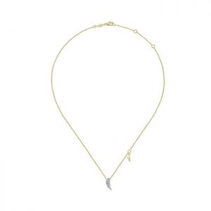 14k Yellow and White Gold Diamond Fashion Necklace NK4534Y45JJ