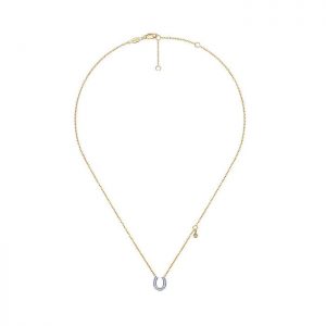 14k Yellow and White Gold Diamond Fashion Necklace NK4539Y45JJ