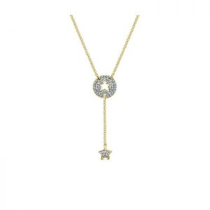 14k Yellow and White Gold Diamond Fashion Necklace NK5189Y45JJ