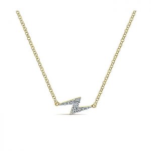 14k Yellow and White Gold Diamond Fashion Necklace NK5204Y45JJ