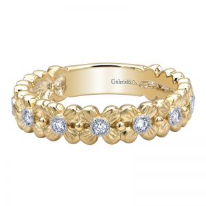 14k Yellow and White Gold Ladies' Ring LR4879Y45JJ