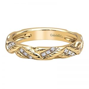 14k Yellow and White Gold Stackable Ladies' Ring LR4881Y44JJ