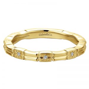 14k Yellow and White Gold Stackable Ladies' Ring LR5471Y44JJ