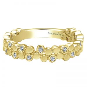 14k Yellow and White Gold Stackable Ladies' Ring LR5649Y45JJ