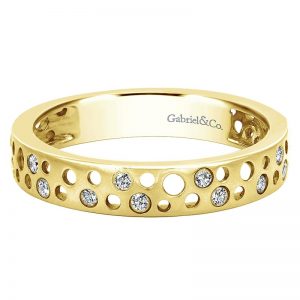 14k Yellow and White Gold Stackable Ladies' Ring LR5657Y45JJ