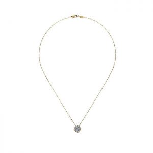 14k Yellow and White Gold Diamond Fashion Necklace NK2576M44JJ