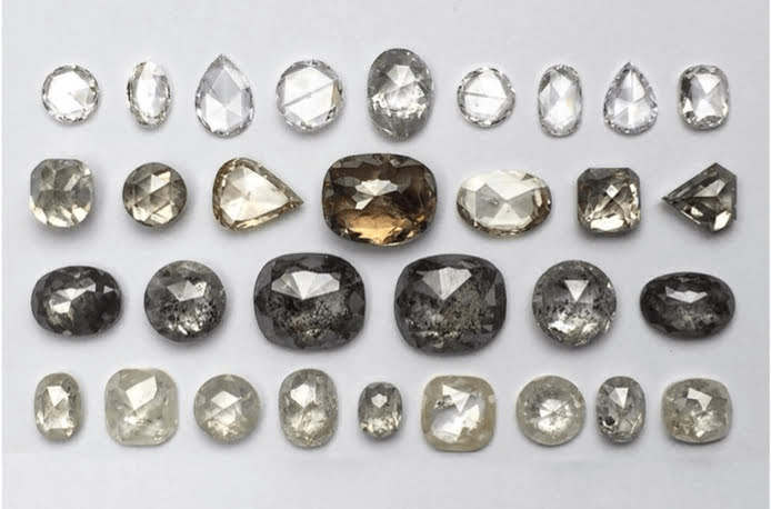 Different Colored and Shaped Diamonds