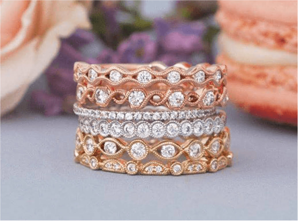 Stacked Eternity Rings