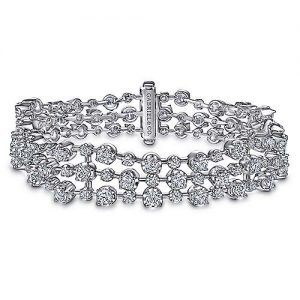 18K White Gold Diamond Tennis Bracelet