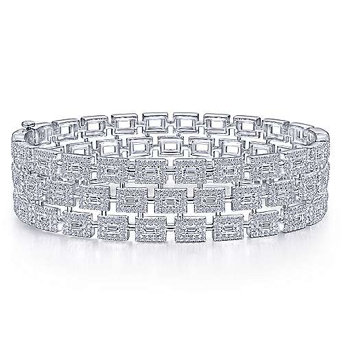 Eleganza Ladies diamond cuff 730327 - Lowe's Jewelers
